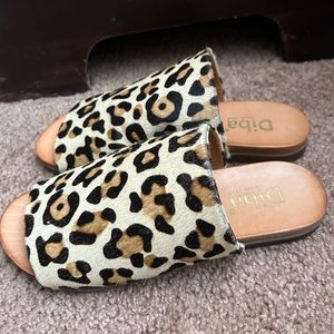 Diba cheetah print sandals
